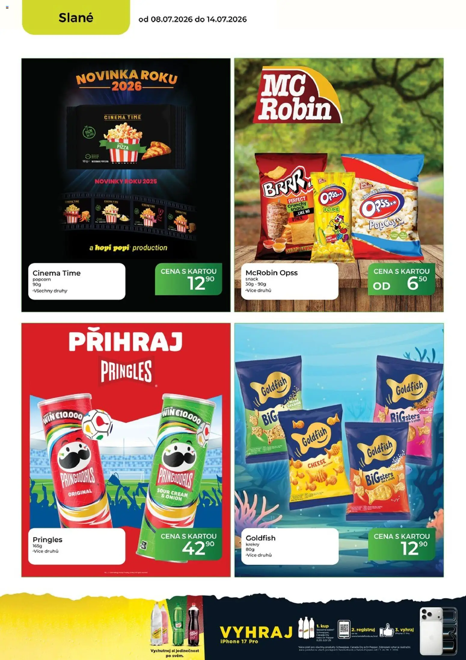 Tamda Foods leták od 08.07.2026 | Strana: 36 | Produkty: Pizza, Pringles, Krekry, Popcorn
