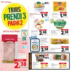 Anteprima del volantino Todis volantino Sicilia valido a partire dal 11.06.2026 | Pagina: 2 | Prodotti: Yogurt, Fiocchi, Hummus, Latte senza lattosio