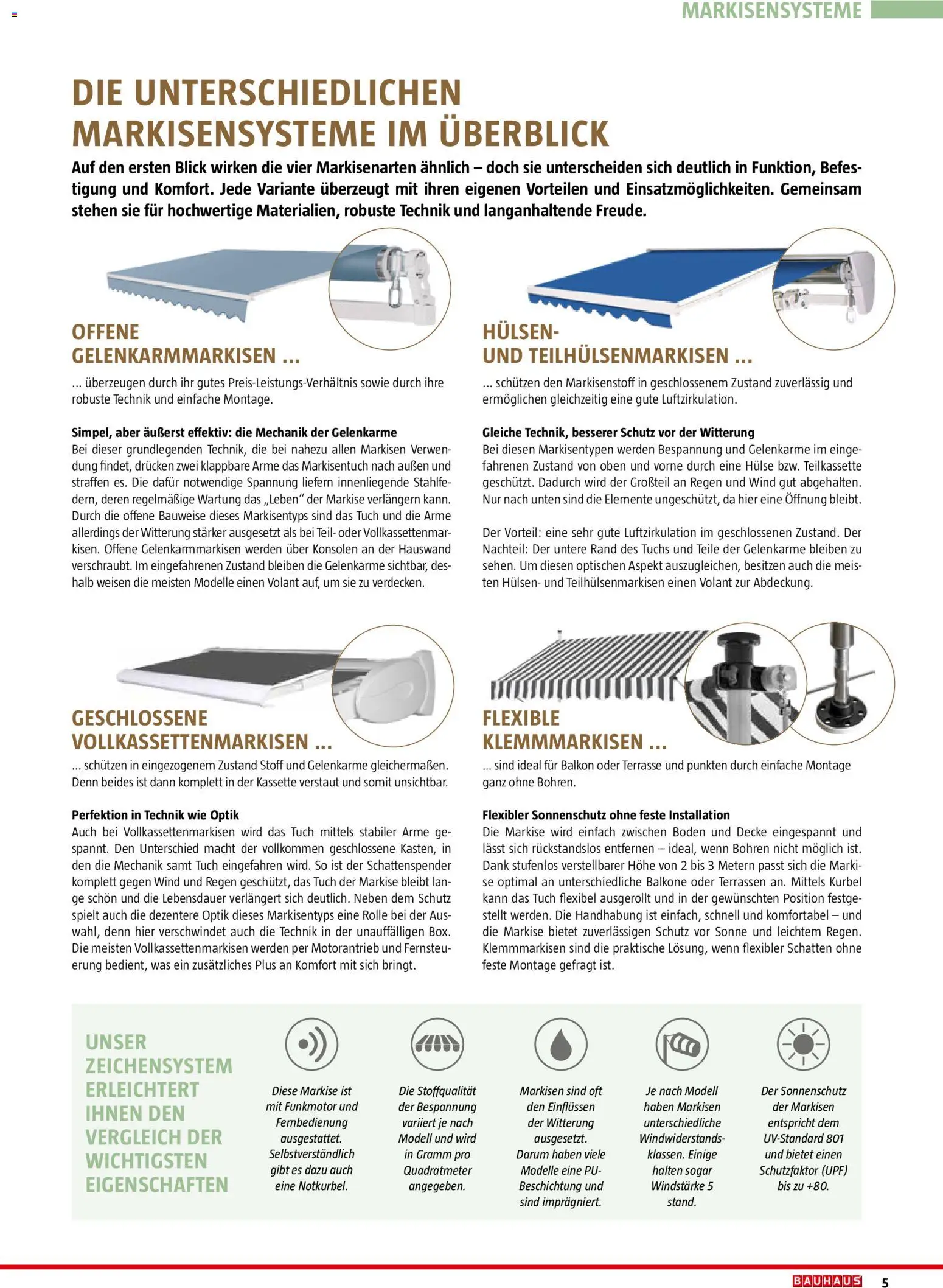 Bauhaus Markisen – gültig ab 30.06.2026 | Seite: 5 | Produkte: Decke