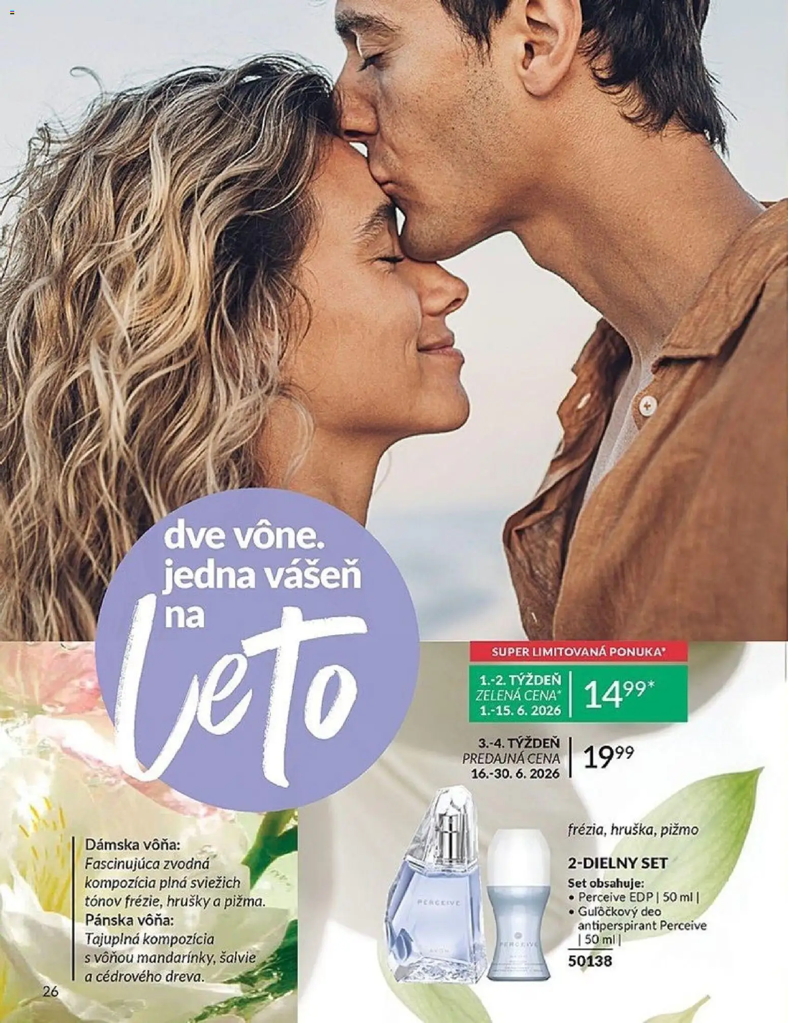 Nové Avon akcie – leták je platný od 01.06.2026 | Strana: 26 | Produkty: Antiperspirant, Hrušky