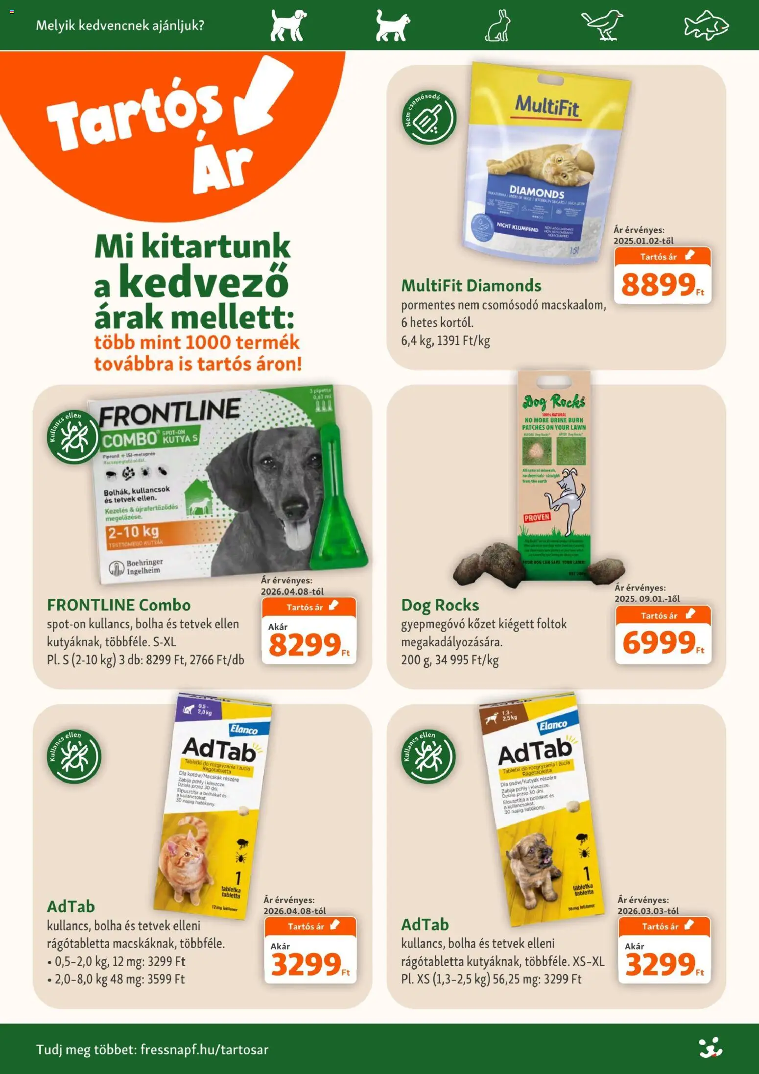 Fressnapf akciós ujság - amely érvényes a következő dátumtól: 2026.07.02. | Oldal: 3