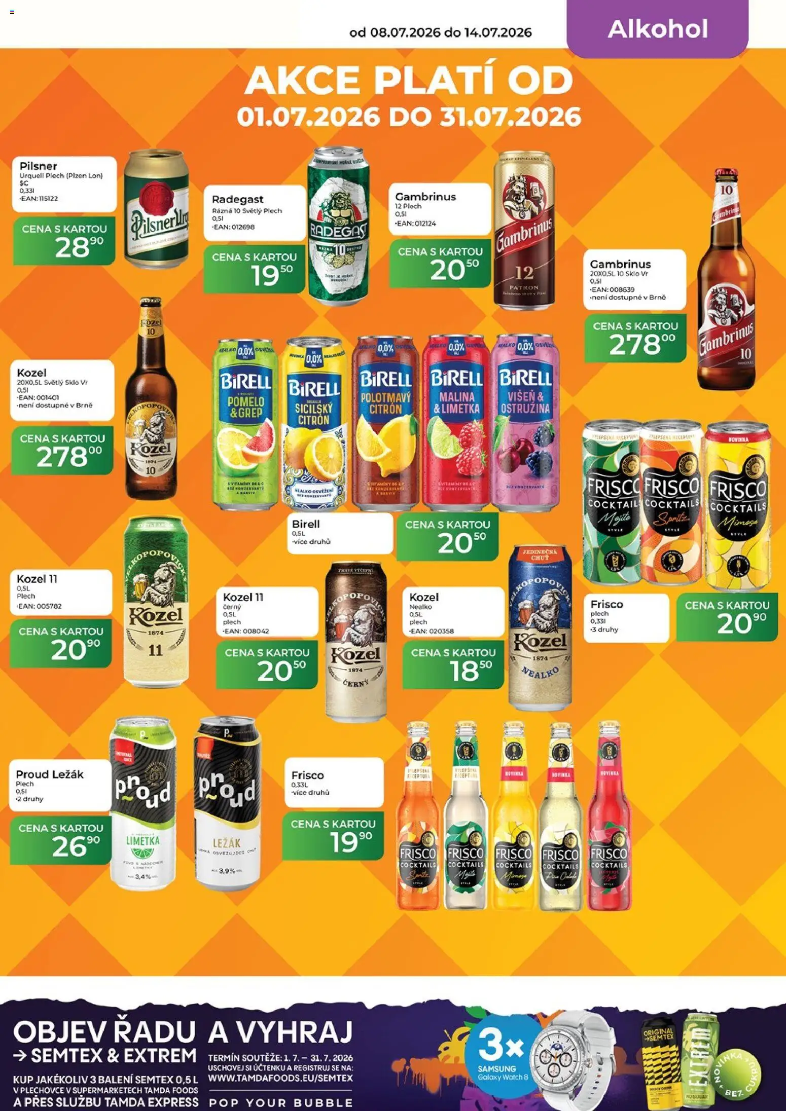 Tamda Foods leták od 08.07.2026 | Strana: 17 | Produkty: Pomelo, Frisco, Kozel, Samsung