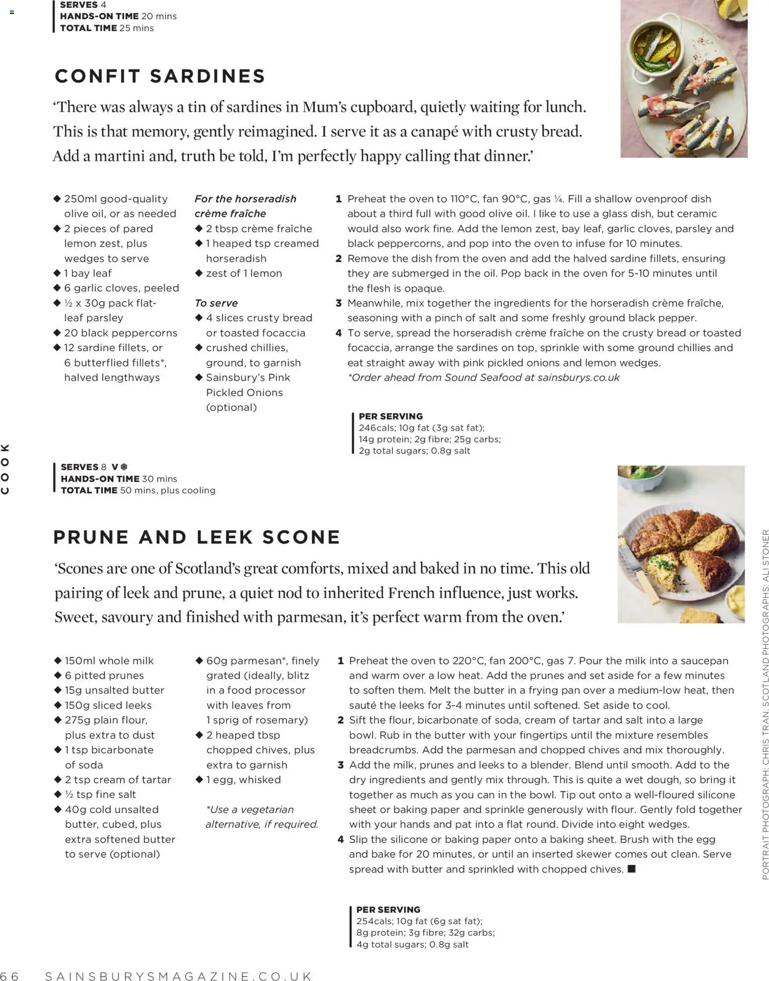 {H1} | Page: 66 | Products: Focaccia, Cream, Horseradish, Whole milk