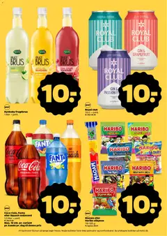 Coca-Cola, Fanta eller Squash sodavand, 1,5 liter. + pant. Max. 12 stk. pr. variant pr. kunde pr. dag til denne pris gyldig fra 25.04.2026 | Side: 2 | Produkter: Sodavand, Lime, Salt, Fanta
