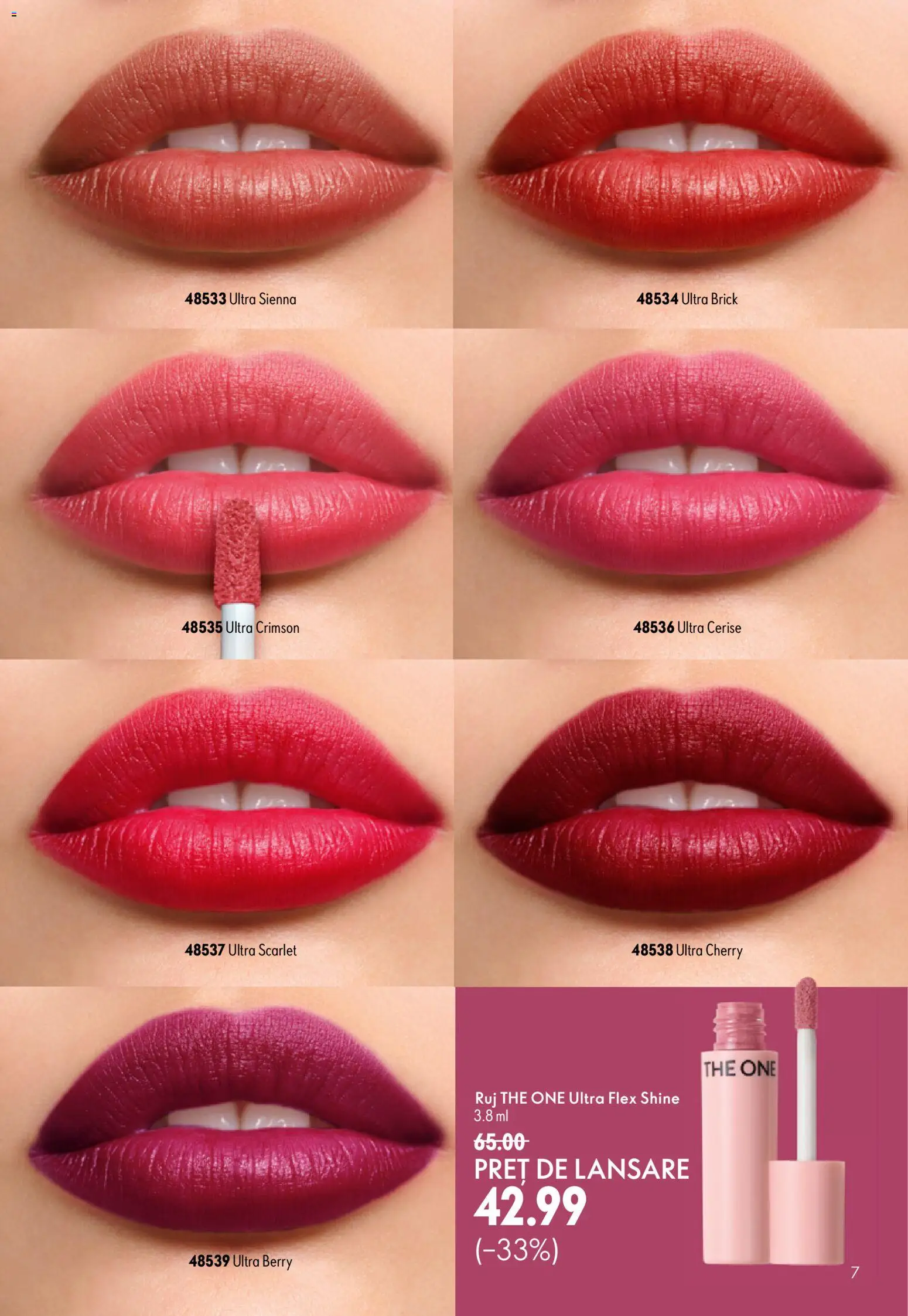 Noul catalog Oriflame – valabil de la 08.07.2026 | Pagină: 7 | Produse: Ruj