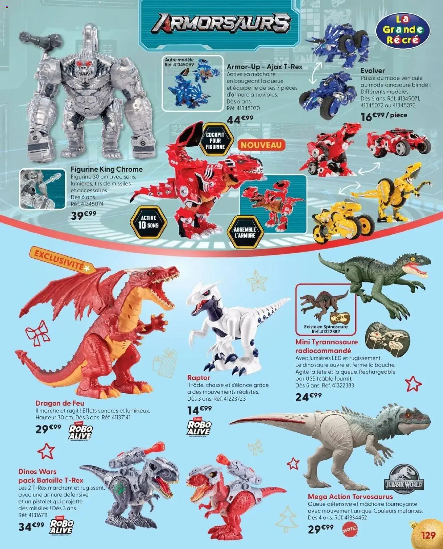 La Grande Récré - LE NOËL DE TOUTES LES PASSIONS à partir du 14/10/2026 - promo en ligne | Page: 129 | Produits: Figurine, Ajax, Câble, USB