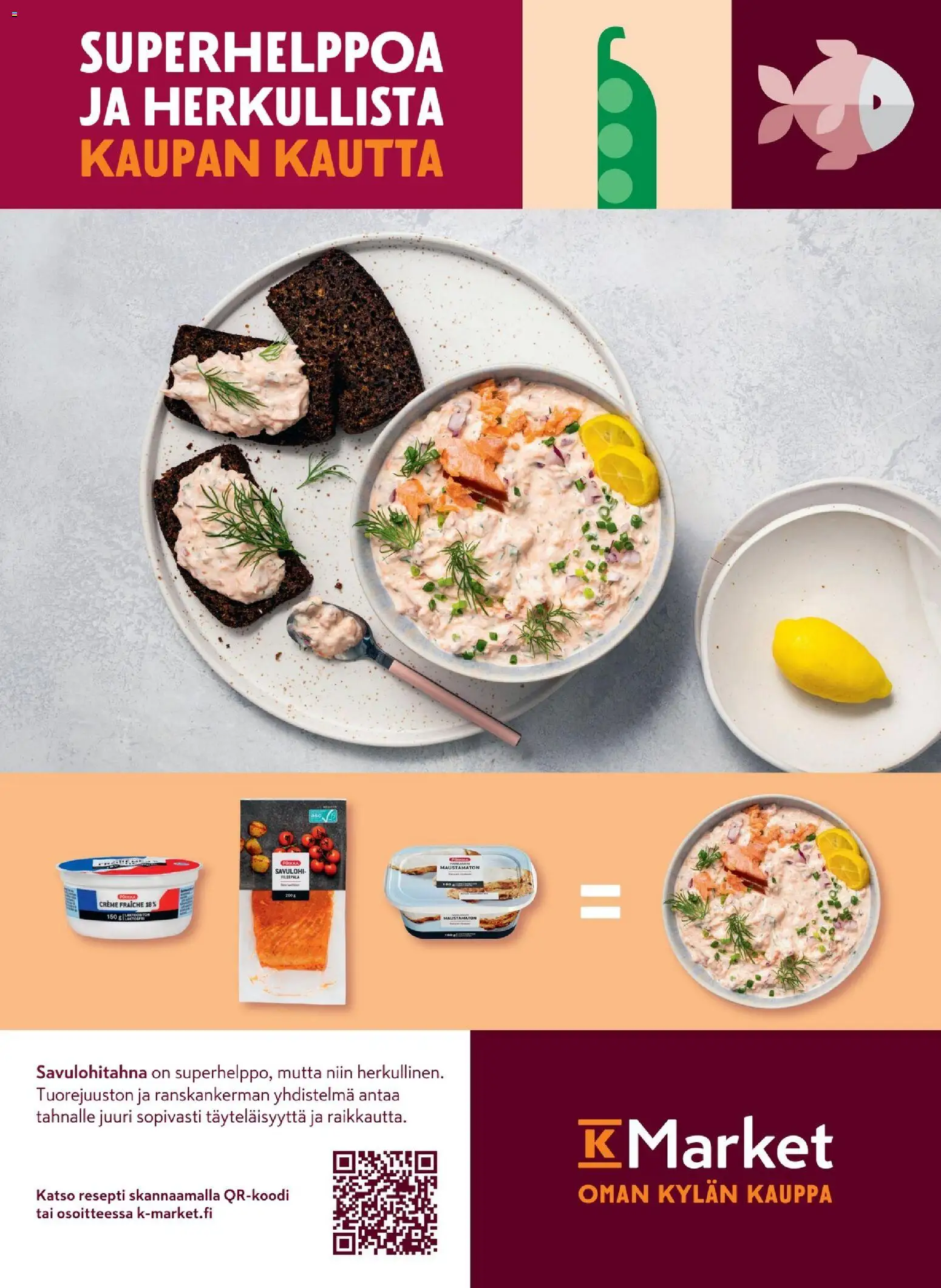 K-Citymarket tarjoukset - Pirkka – voimassa 10.06.2026 alkaen | Sivu: 2 | Tuotteet: Savulohi