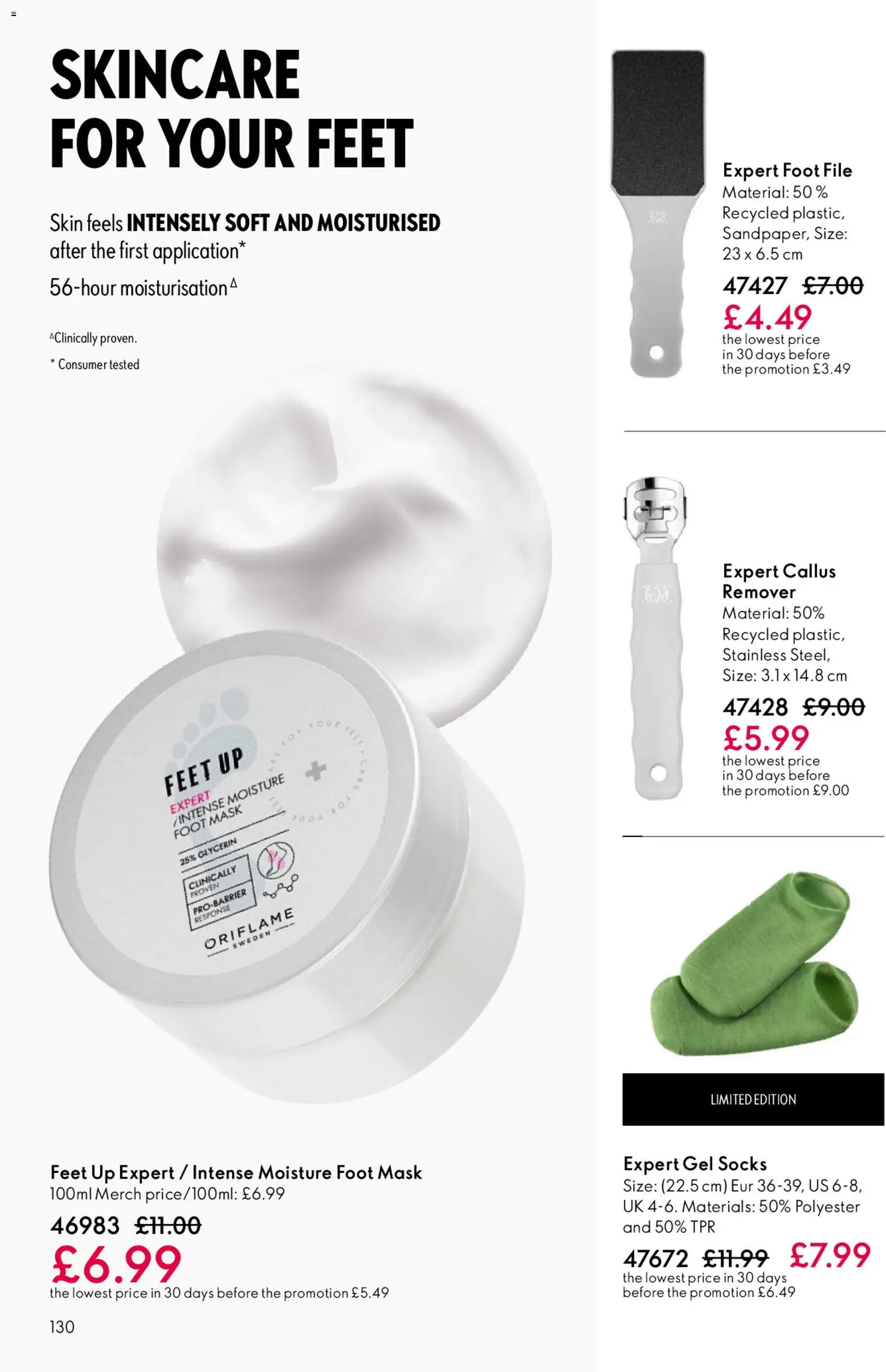 {H1} | Page: 130 | Products: Mask, Socks