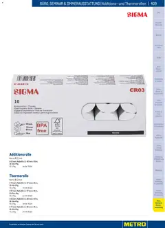 Metro angebote Gastro Non-Food Katalog ab 01.01.2026 gültig | Seite: 409 | Produkte: Bekleidung, Eis