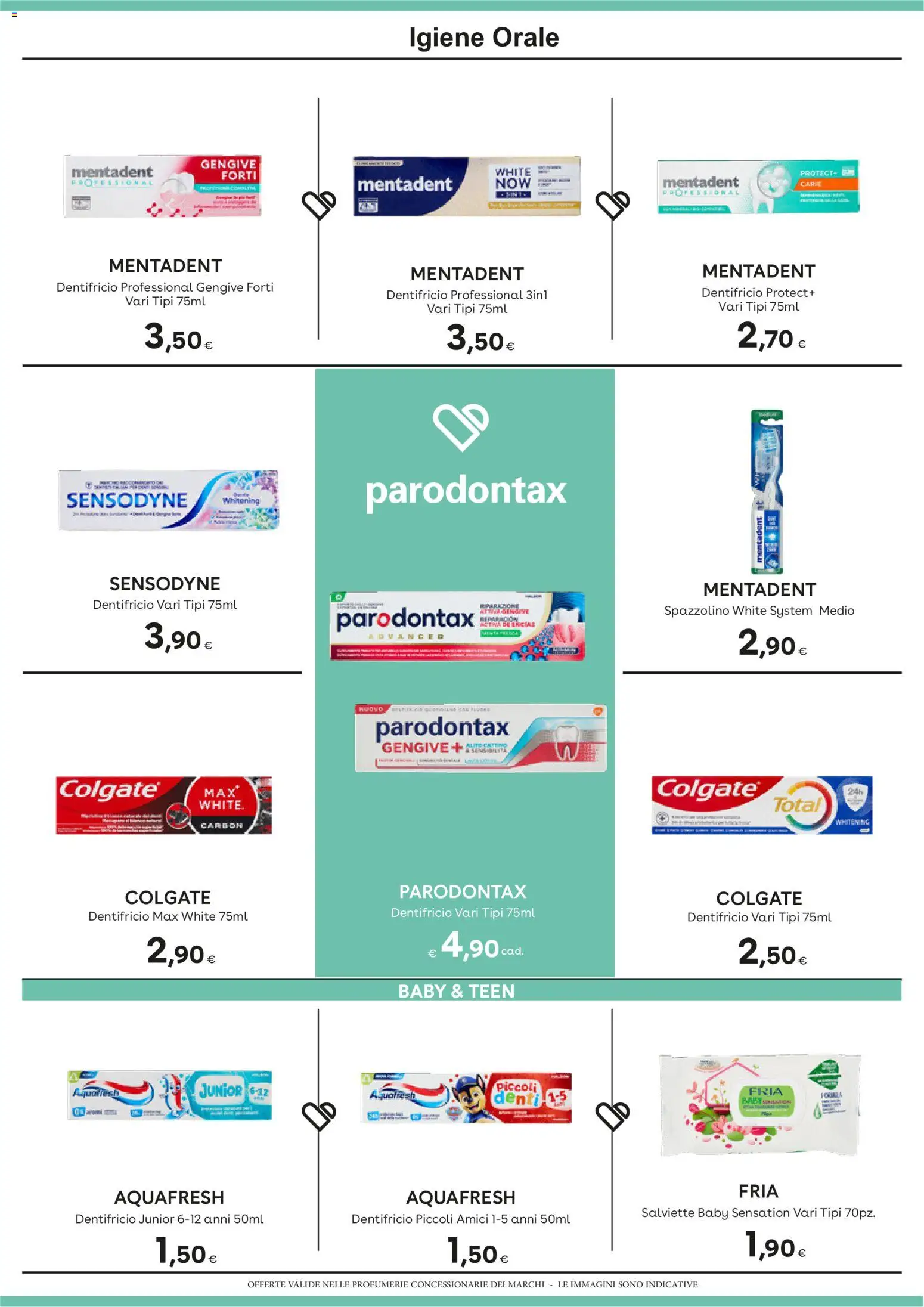 Volantino Idea bellezza del 01.05.2026 | Pagina: 17 | Prodotti: Dentifricio, Spazzolino