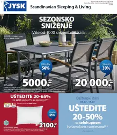Jysk katalog - pregled Jysk kataloga - važi od 08.07.2026