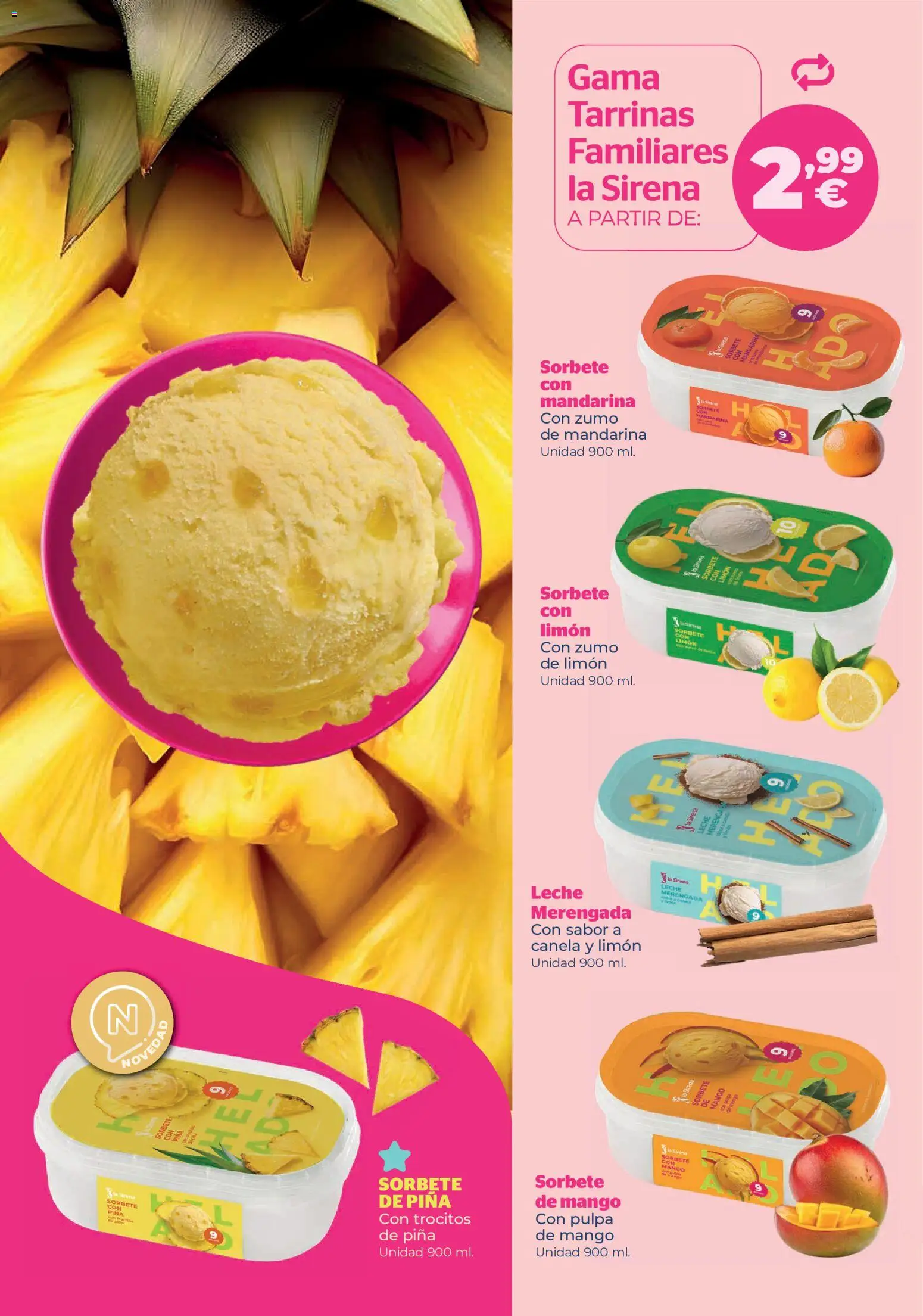 La Sirena Catálogo de helados │ válido desde el 25/06/2026 | Página: 34