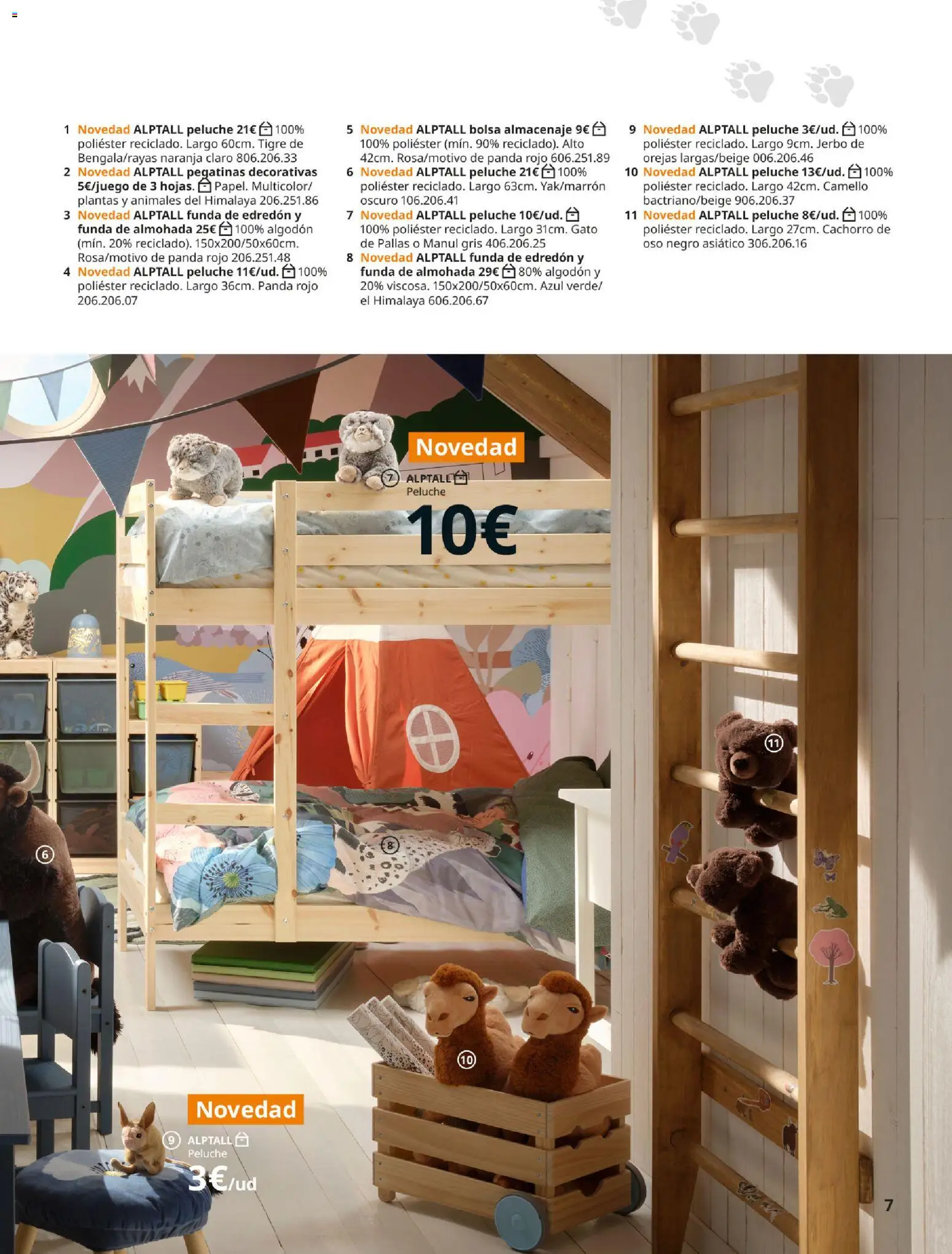 IKEA - Colección Alptall │ válido desde el 06/10/2026 | Página: 7 | Productos: Edredón, Bolsa, Almohada, Almacenaje