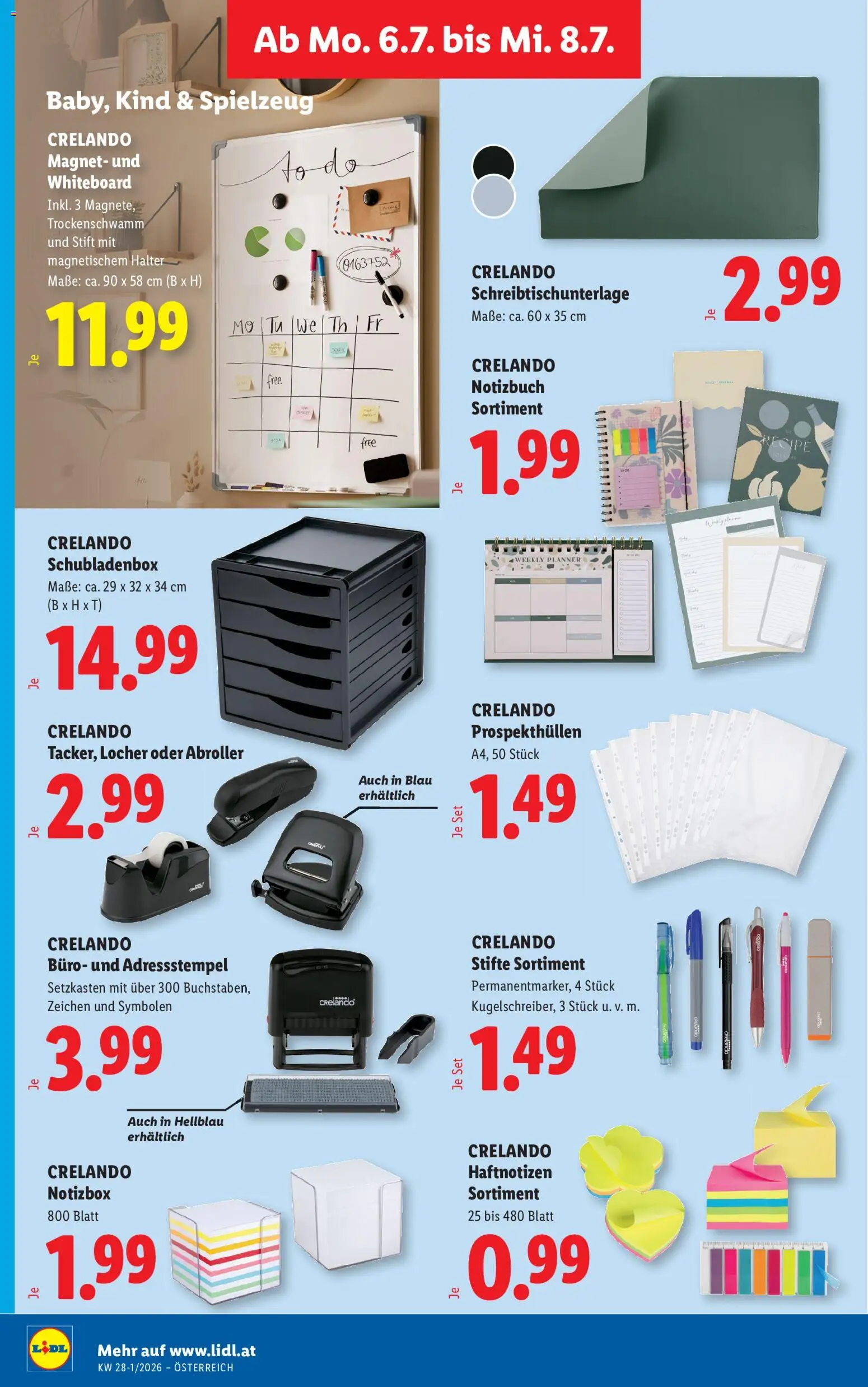 Lidl - Flugblatt gültig ab 02.07.2026 | Seite: 29 | Produkte: Notizbuch