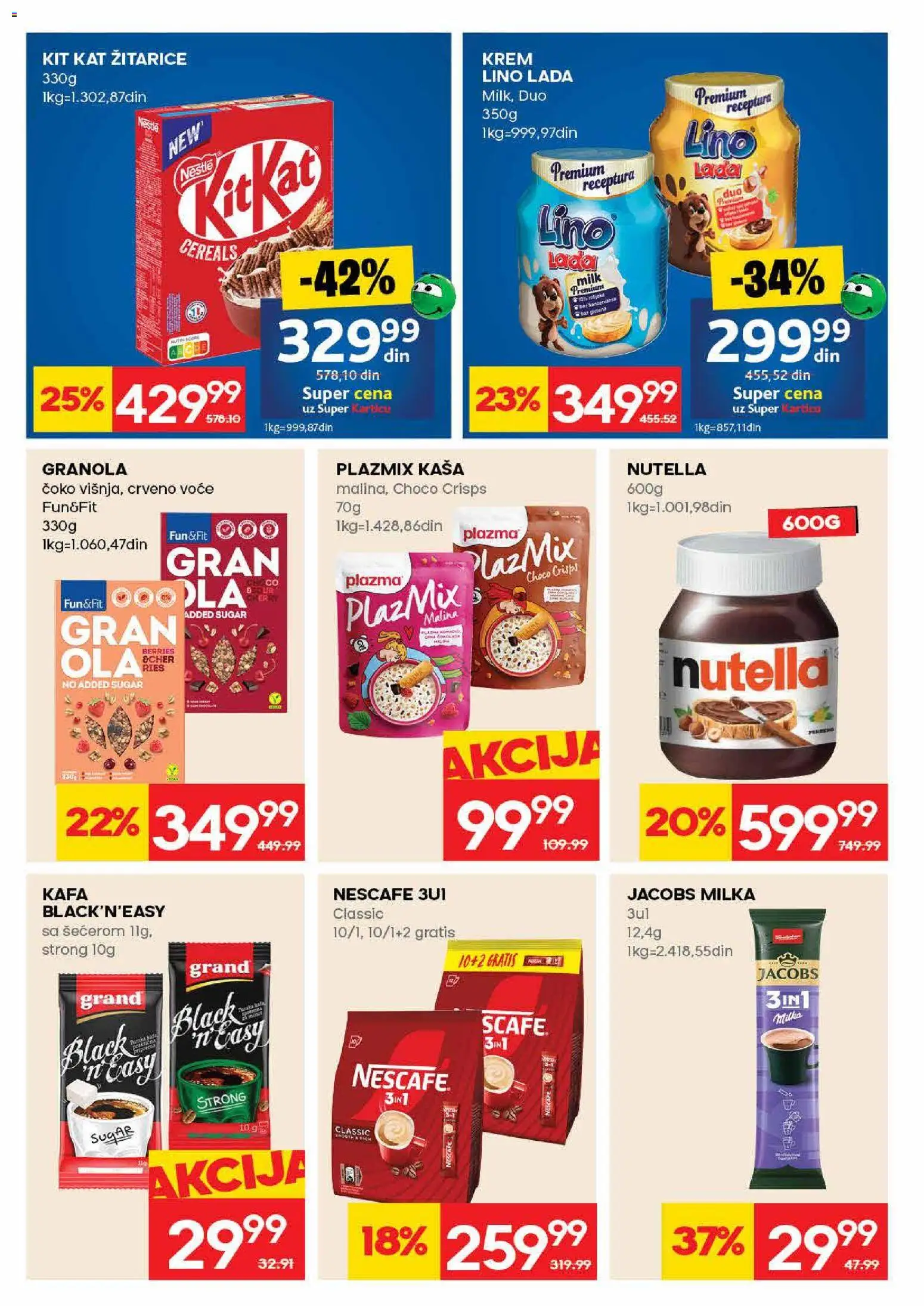 Idea katalog - važi od 21.05.2026 | Strana: 14 | Proizvode: Milka, Lino lada, Nutella, Nescafé