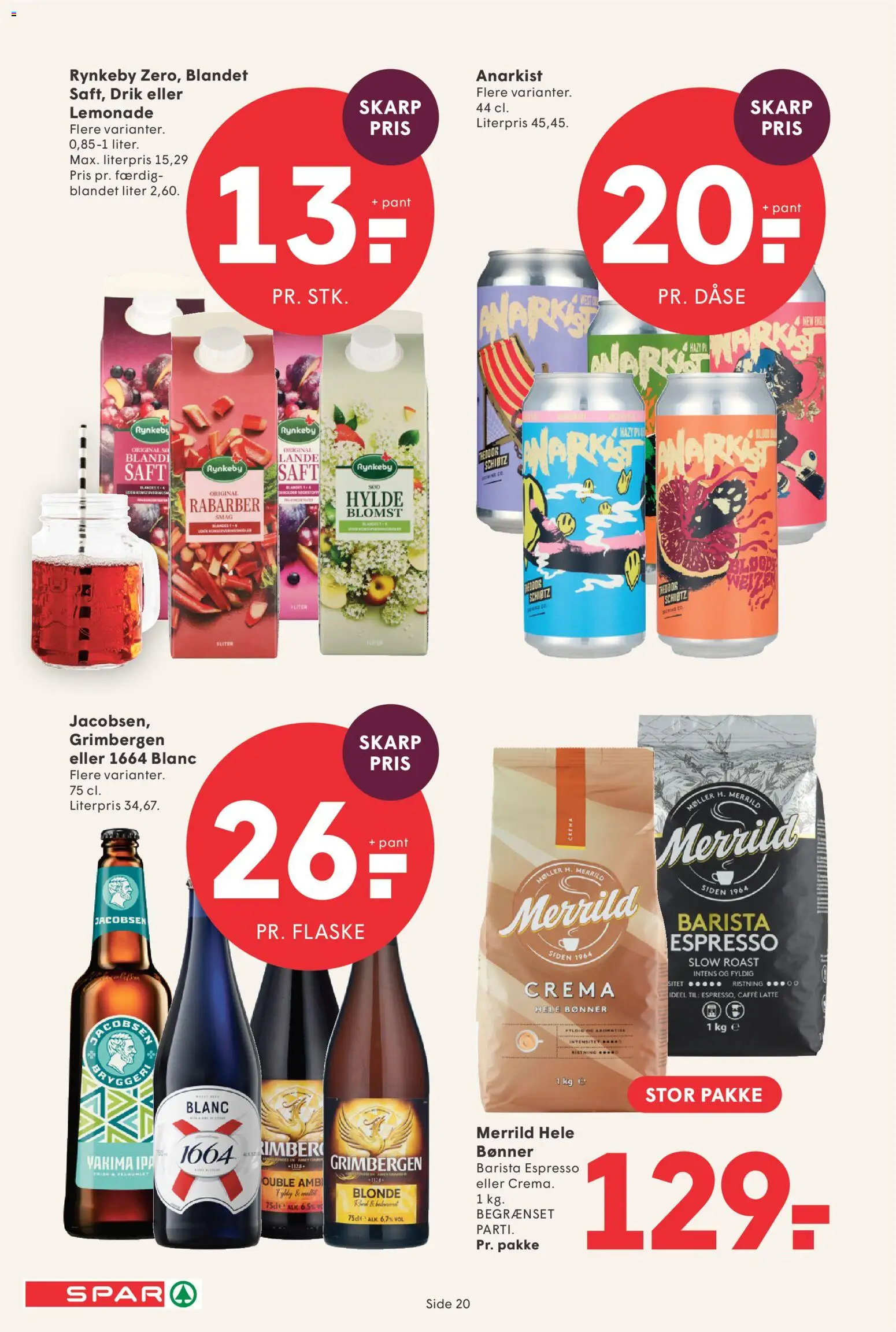 Spar tilbudsavis – gyldig fra 11/09/2026 | Side: 21 | Produkter: Rabarber, Hylde, Bønner