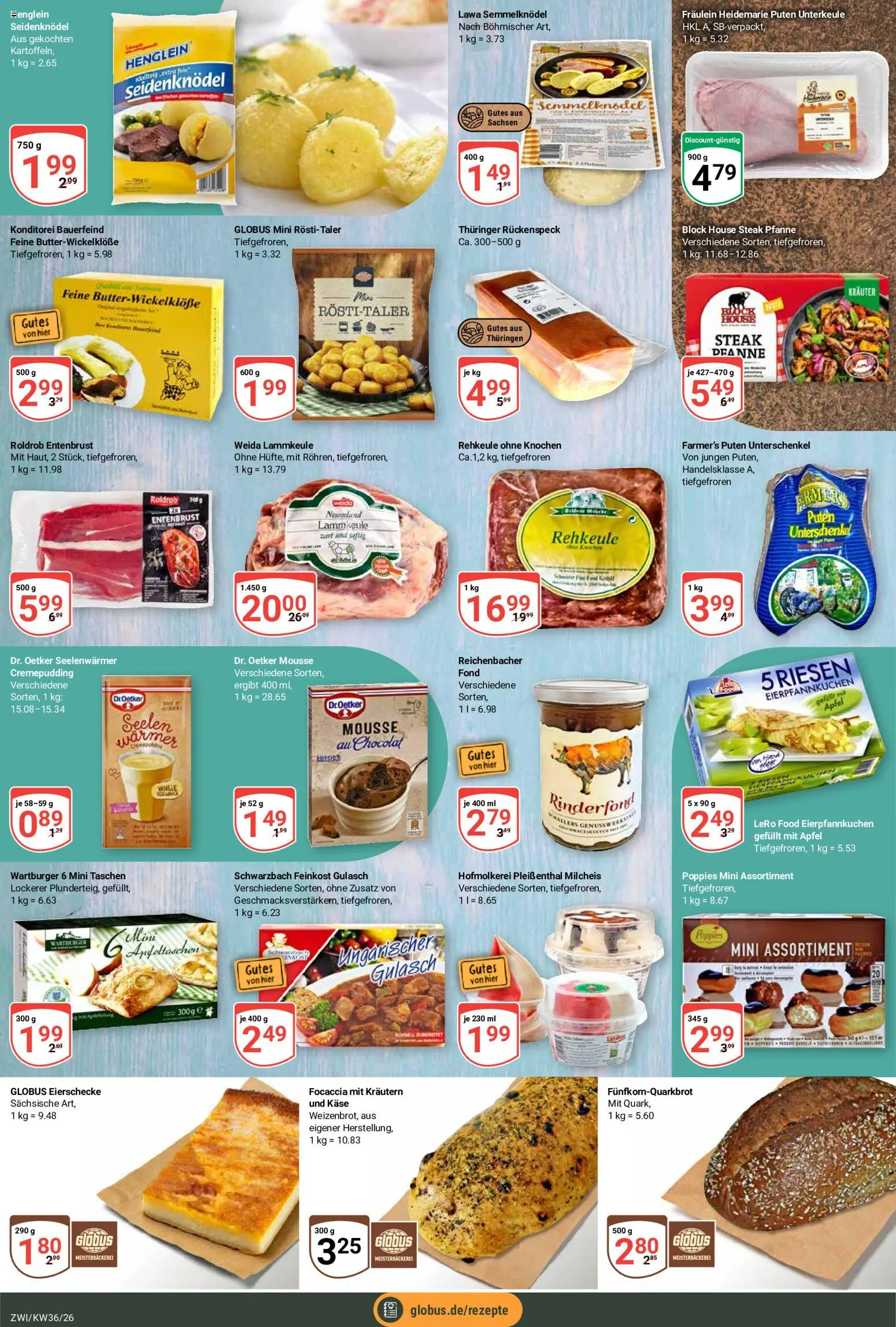 Globus Prospekt Zwickau – gültig ab 31.08.2026 | Seite: 12 | Produkte: Taschen, Äpfel, Gulasch, Steak