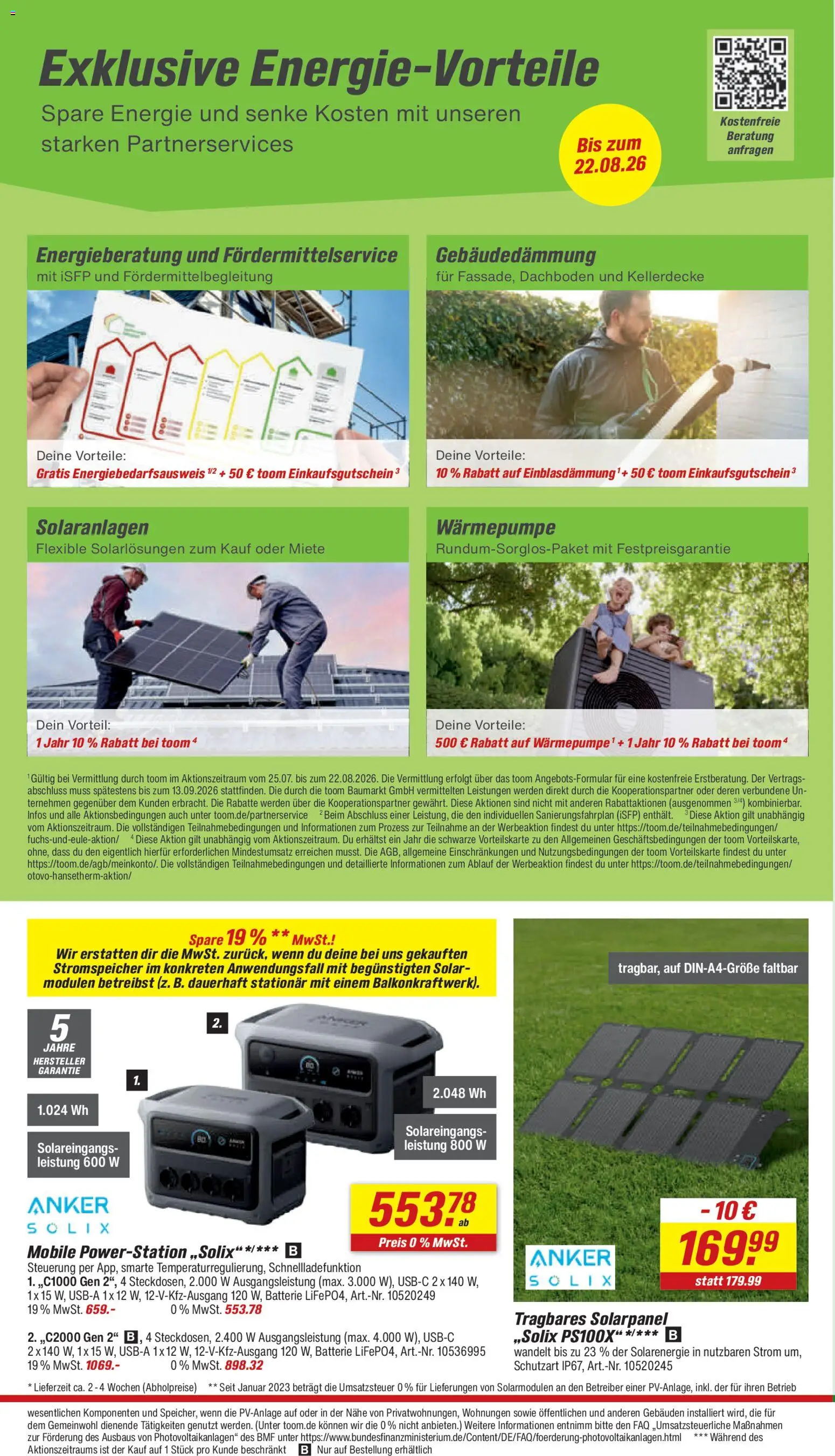 Toom Baumarkt Prospekt – gültig ab 08.08.2026 | Seite: 2 | Produkte: Batterie