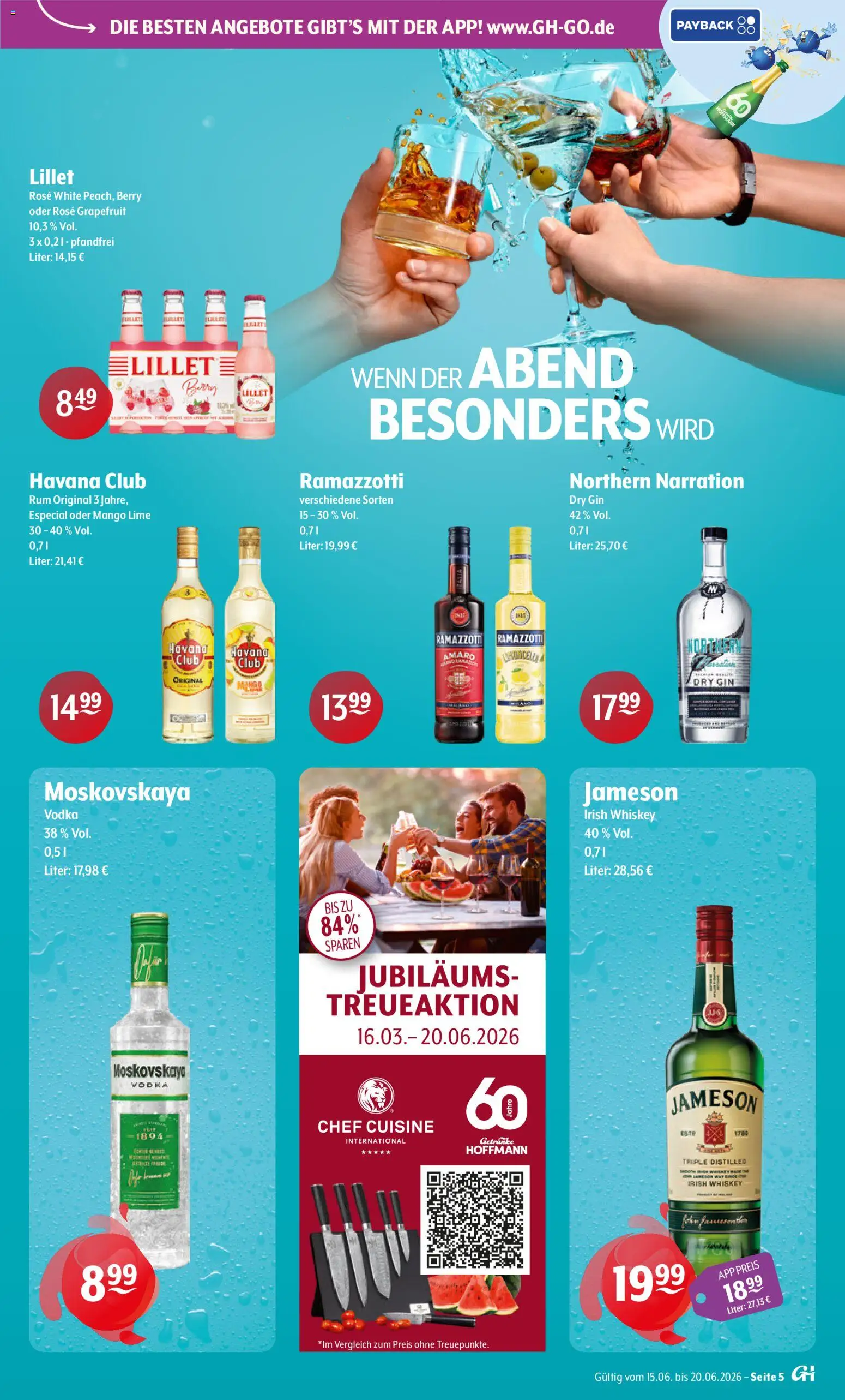 Getränke Hoffmann - Nordrhein - Westfalen – gültig ab 15.06.2026 | Seite: 5 | Produkte: Jameson, Lillet, Grapefruit, Gin
