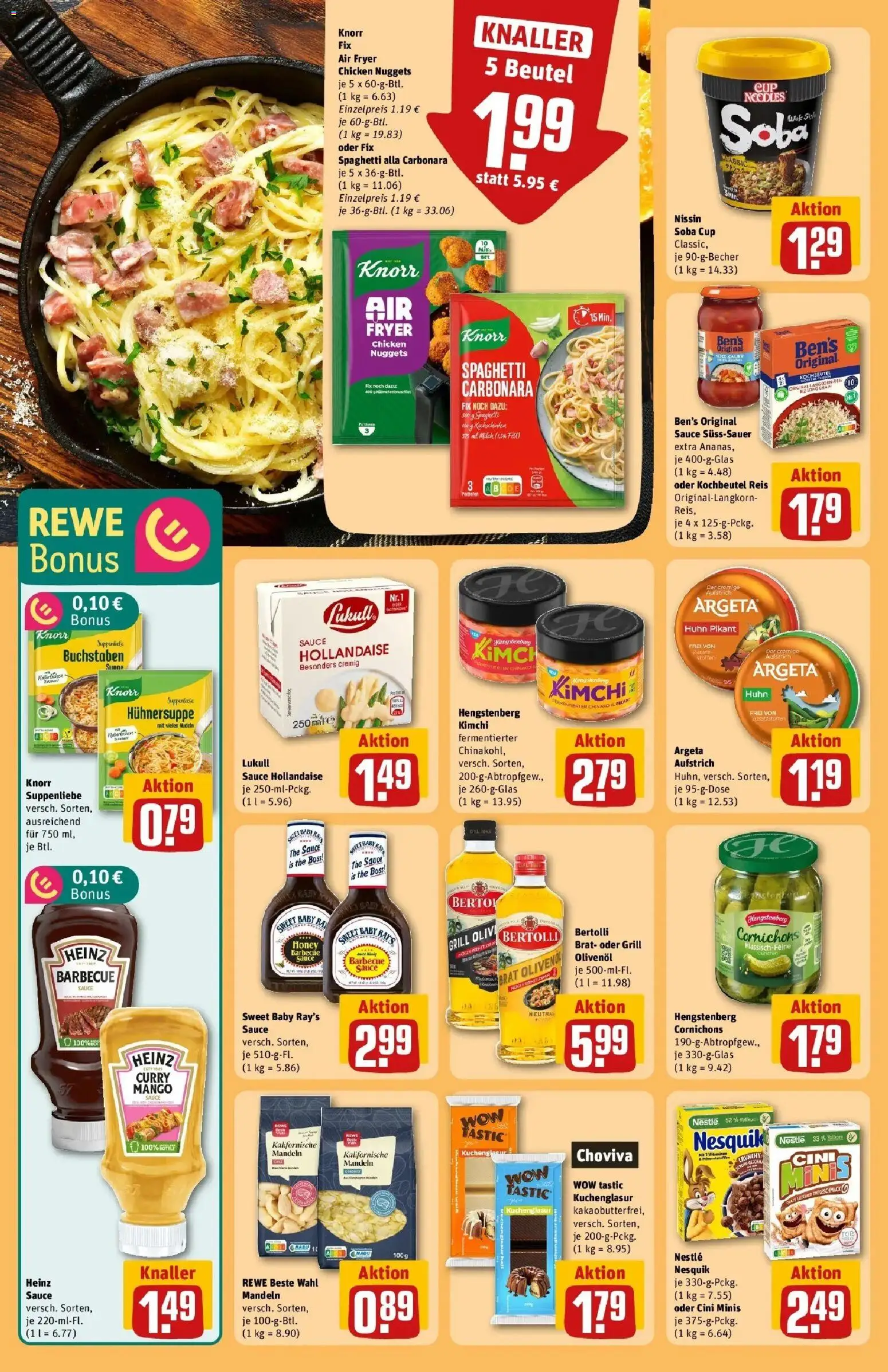 REWE Prospekt ab 04.05.2026 zum Blättern » Angebote | Seite: 30 | Produkte: Knorr fix, Grill, Milch, Ananas