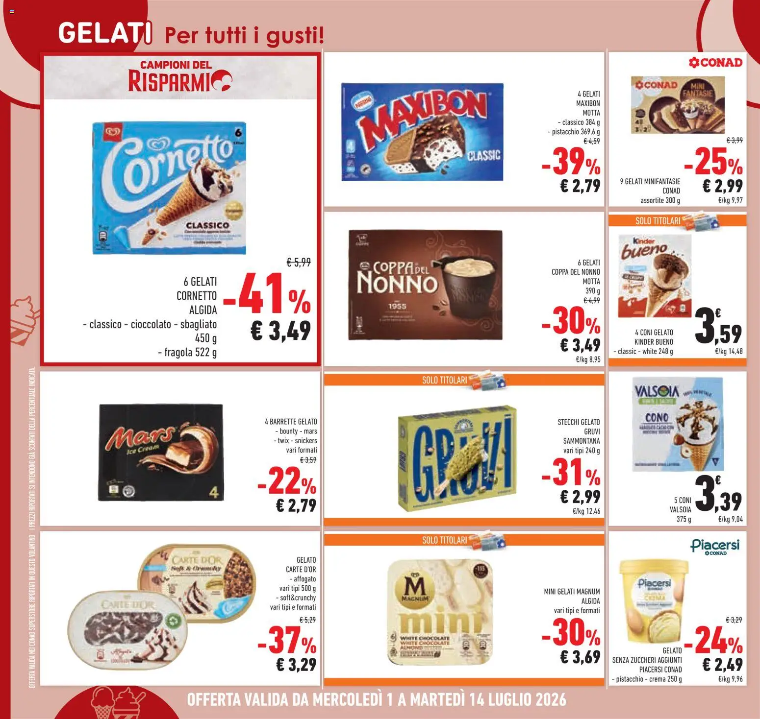 Volantino Conad del 01/07/2026 | Pagina: 24