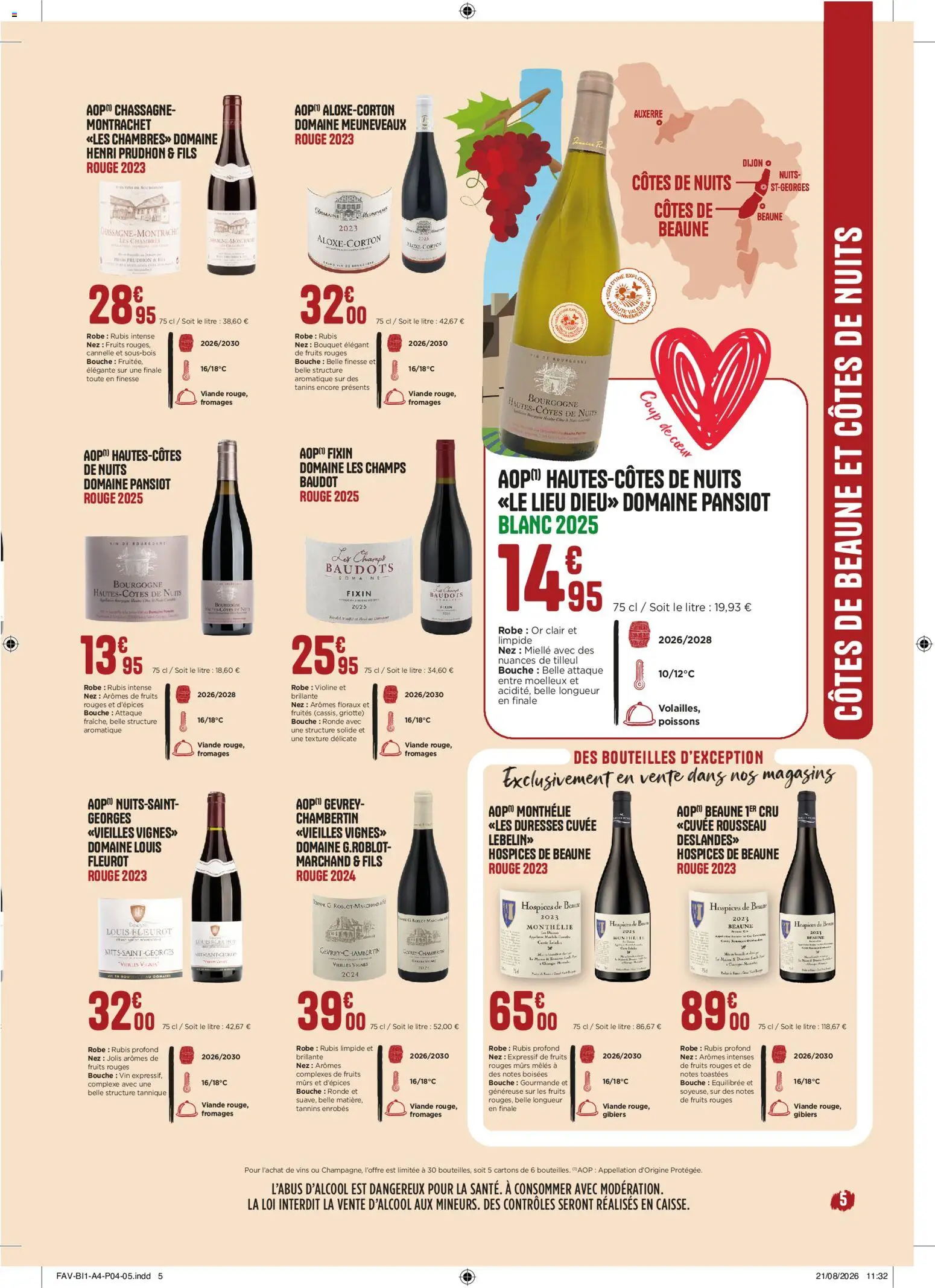 {H1} | Page: 5 | Produits: Fruits, Bourgogne, Poissons, Viande