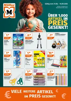 Müller Flugblatt ab 31.08.2026 gültig