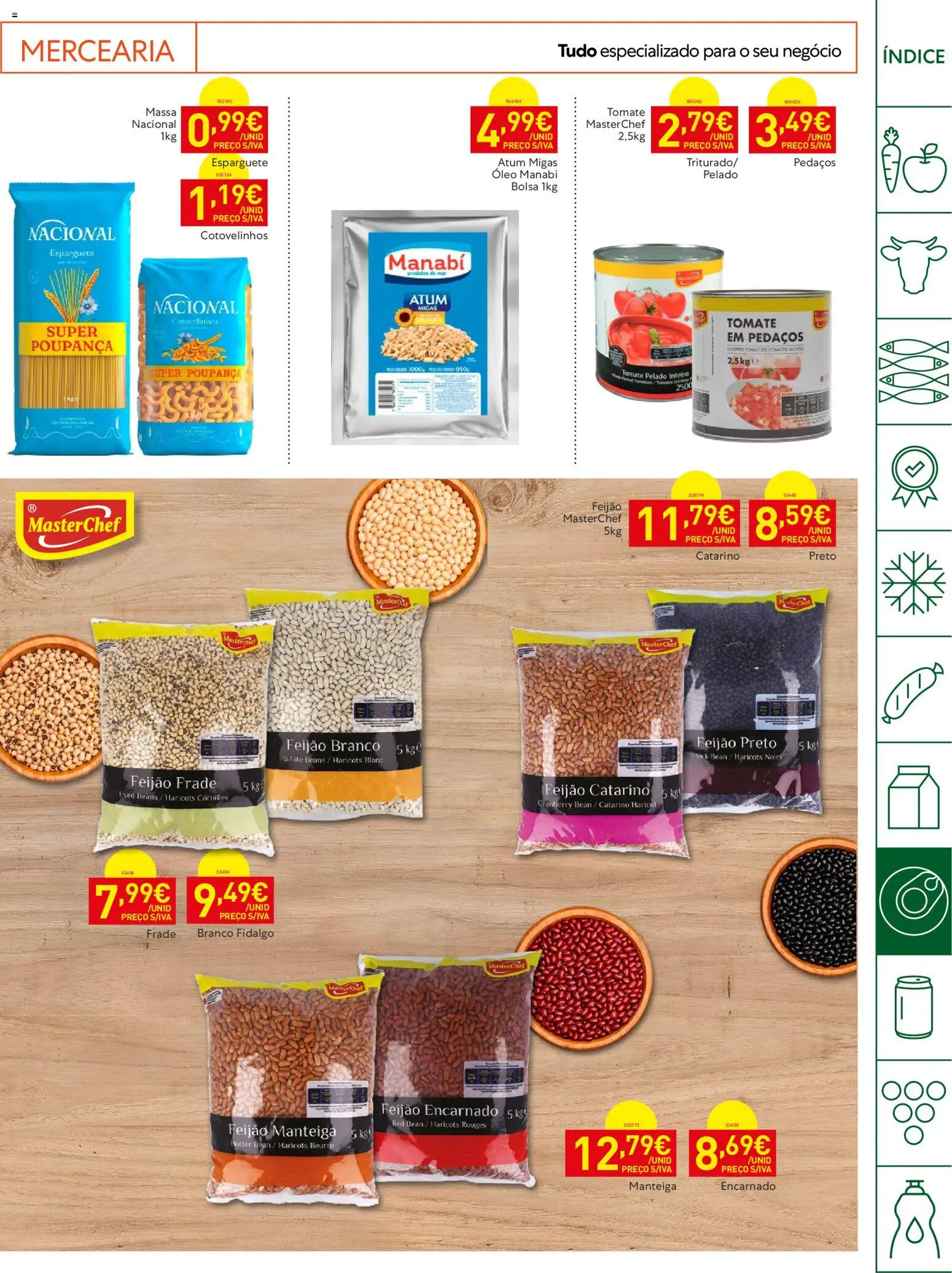 Recheio Horeca │ válido de 16.06.2026 | Página: 17 | Produtos: Atum, Óleo, Tomate, Massa