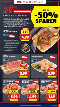 Hofer Flugblatt ab 26.06.2026 gültig | Seite: 19 | Produkte: Wurst, Grill
