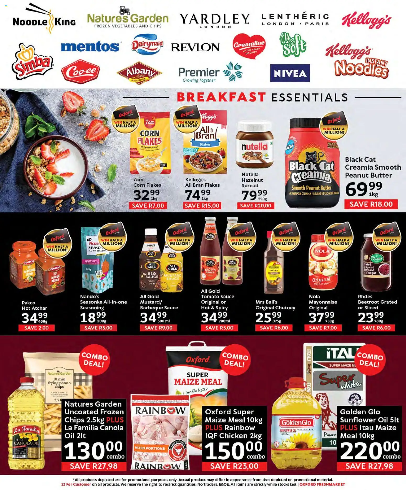 New Oxford Freshmarket catalogue – valid from 30/09/2026 | Page: 6 | Products: Maize meal, Butter, Flakes, Mayonnaise