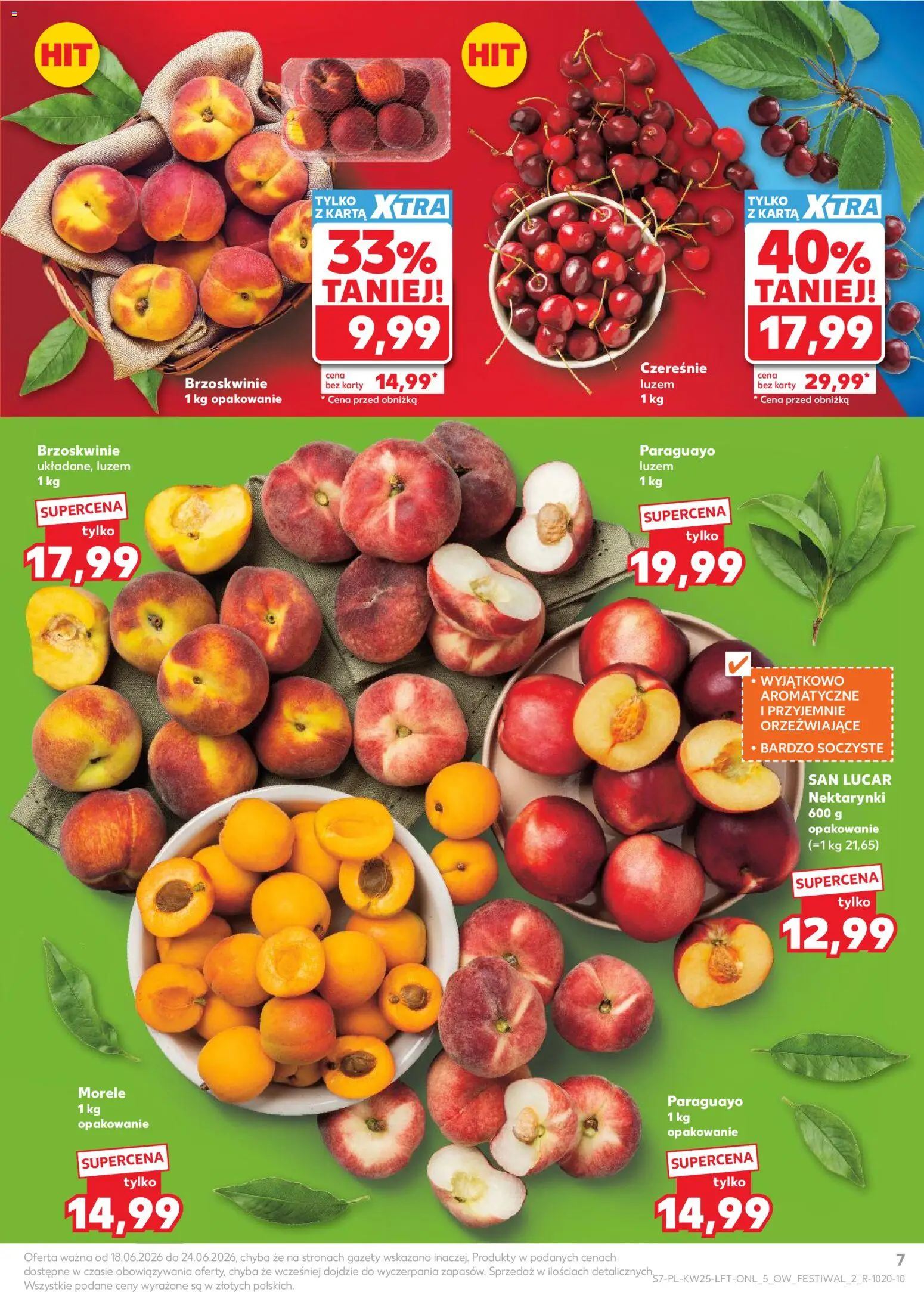 Kaufland Polsko leták od 18.06.2026 | Strana: 7 | Produkty: Karty