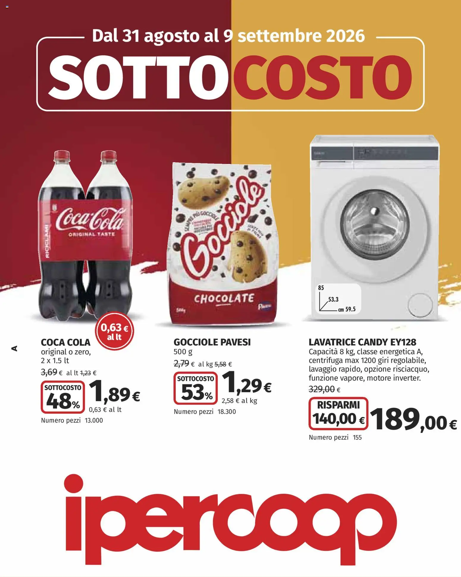Volantino Ipercoop del 31/08/2026 | Pagina: 1