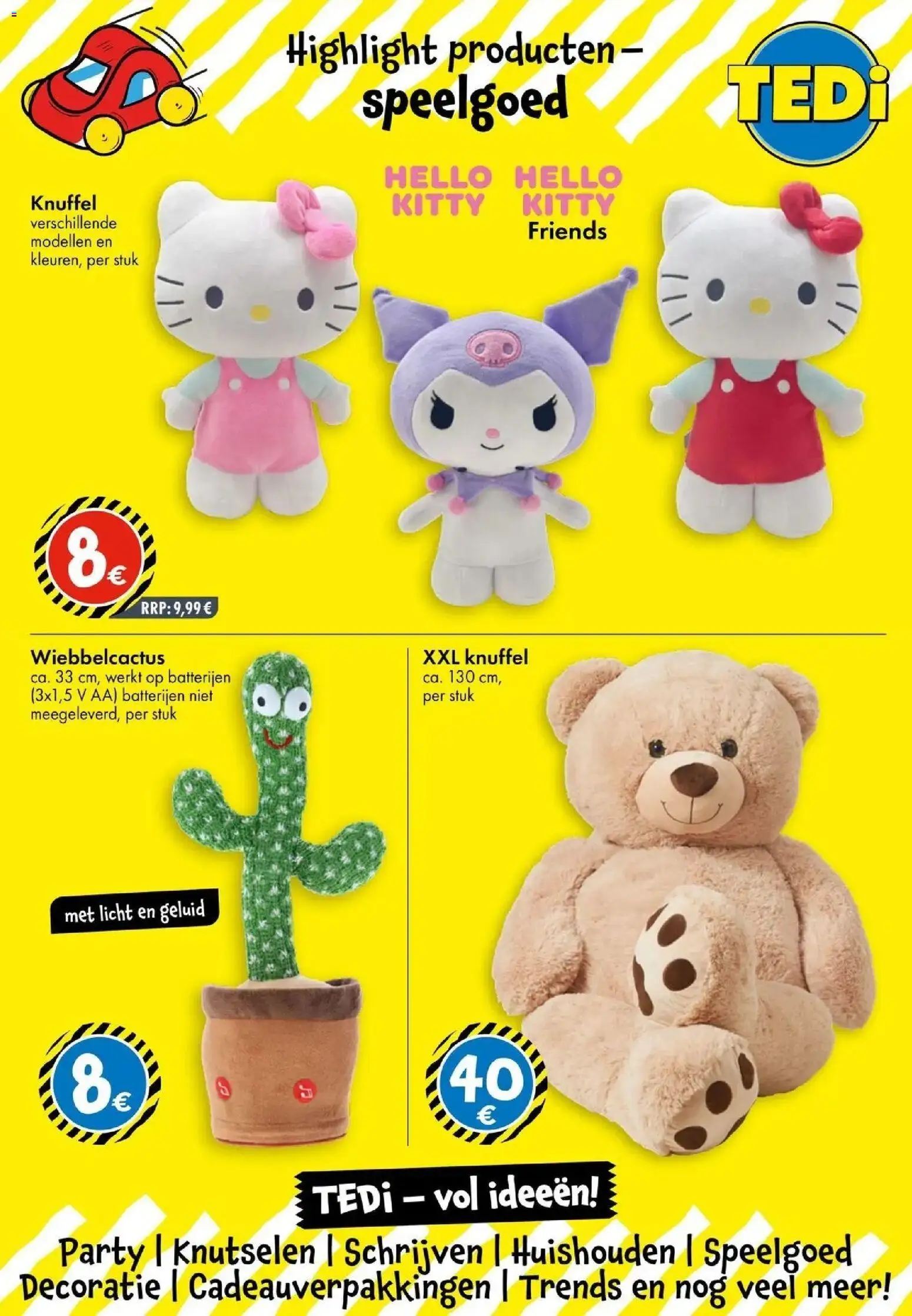 {H1} | Pagina: 4 | Producten: Geluid, Speelgoed, Decoratie, Batterijen
