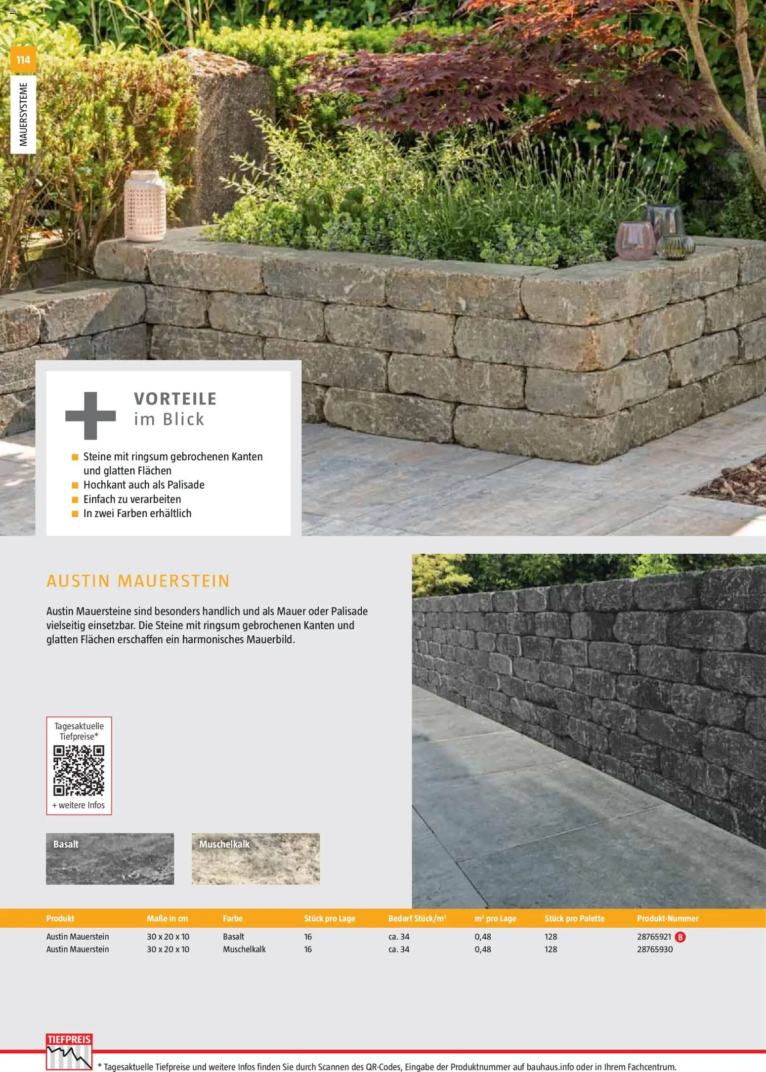 Bauhaus Gartenbaumaterialien gültig ab 01.04.2026 | Seite: 114