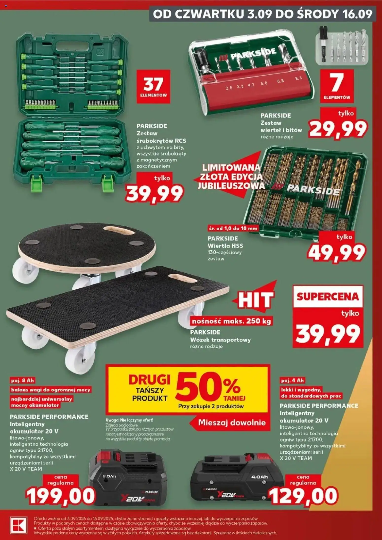 Kaufland gazetka - Złap Okazje od 03.09.2026 - od jutra PDF | Strona: 9 | Produkty: Śrubokręty, Wózek transportowy, Gazety, Zestaw śrubokrętów
