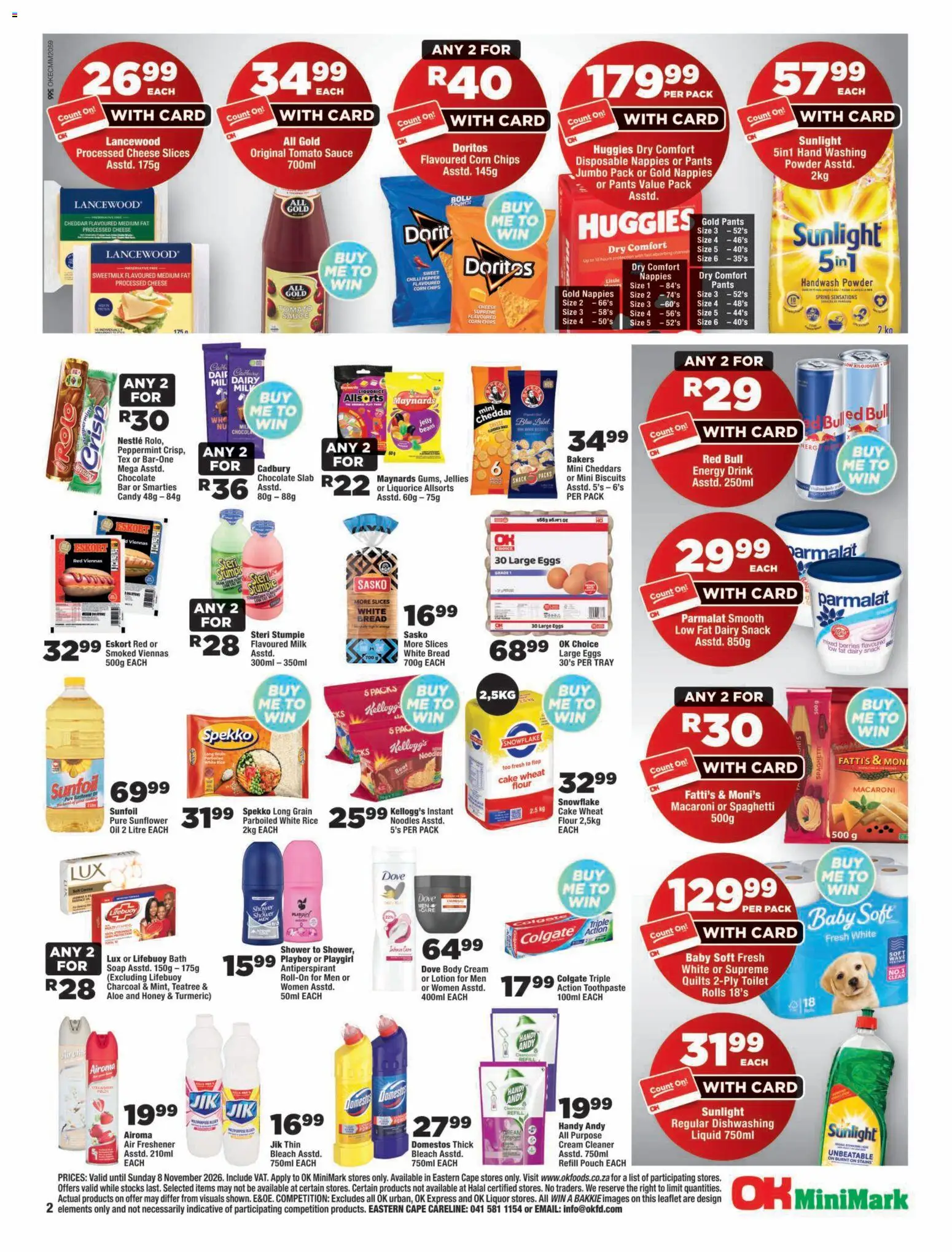 New OK Foods catalogue – valid from 23/10/2026 | Page: 2 | Products: Air freshener, Cheese, Chips, Cream
