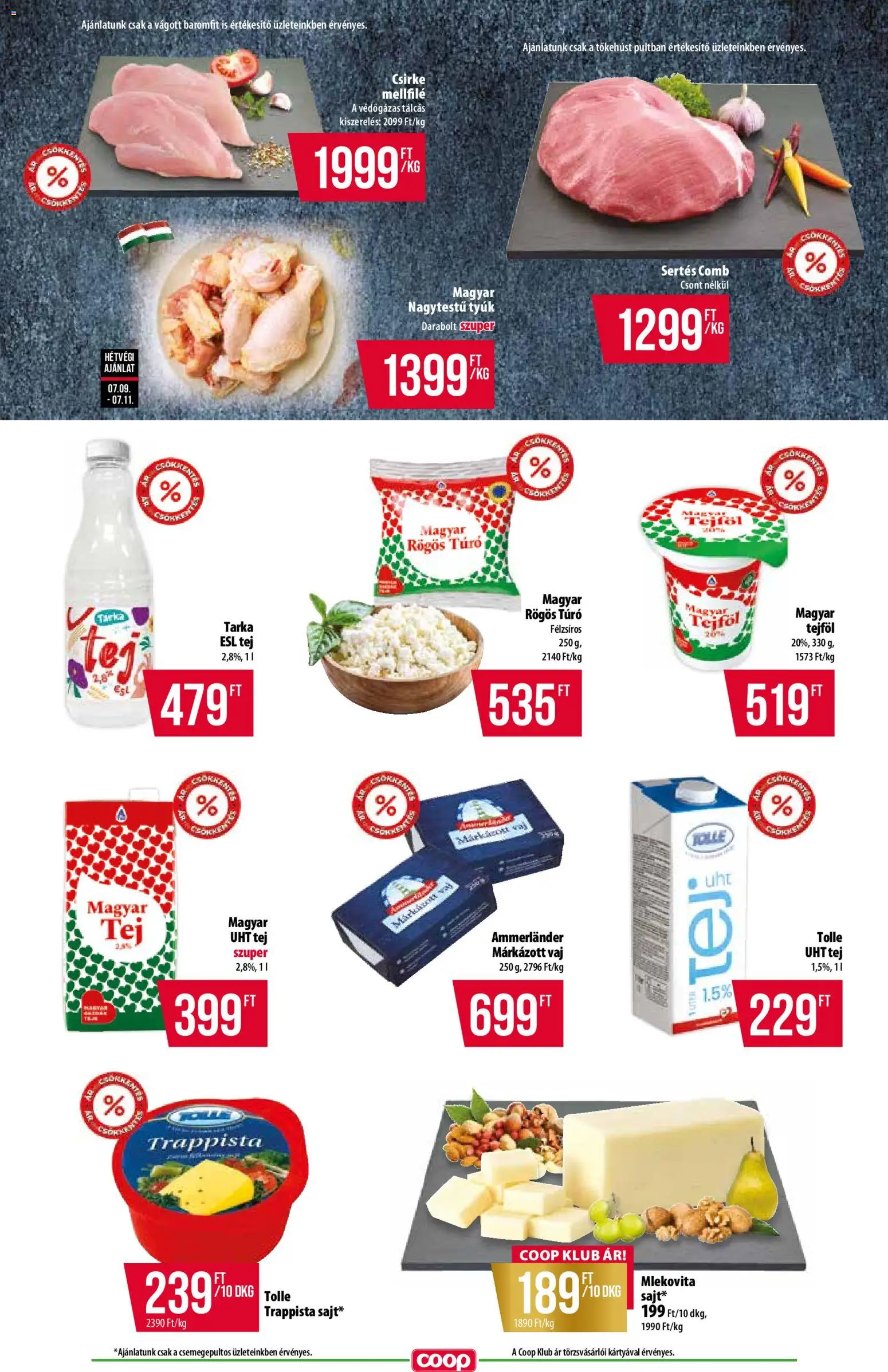 COOP akciós ujság - amely érvényes a következő dátumtól: 09.07.2026 | Oldal: 3
