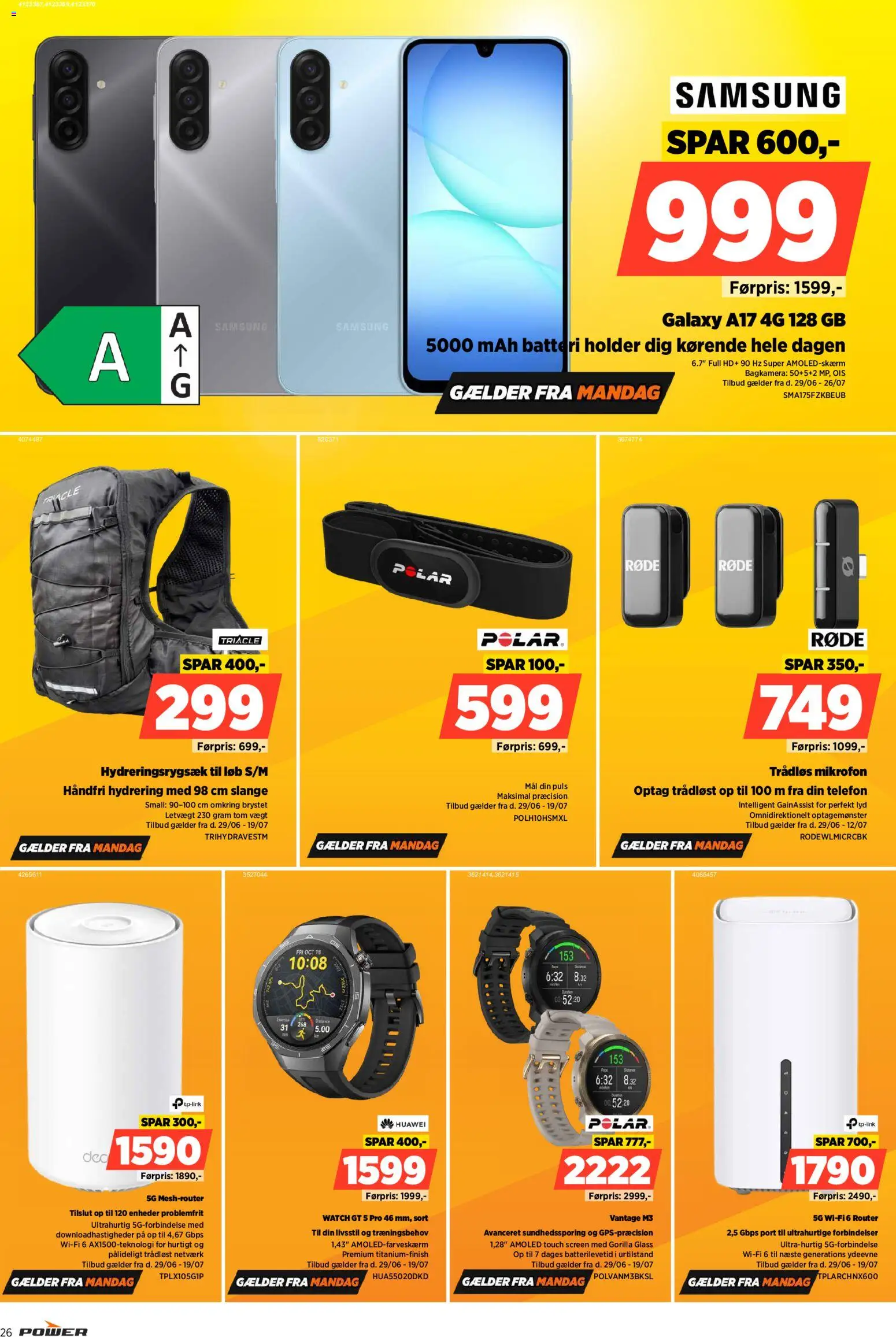 Power tilbudsavis – gyldig fra 26/05/2026 | Side: 26 | Produkter: Telefon, Lyd, Batteri, Router