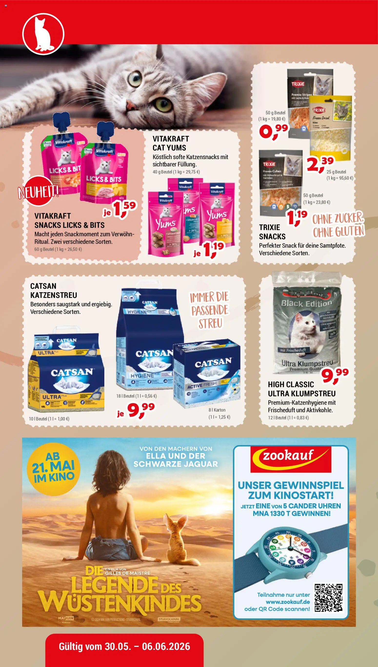 zookauf Prospekt – gültig ab 30.05.2026 | Seite: 8 | Produkte: Catsan, Zucker