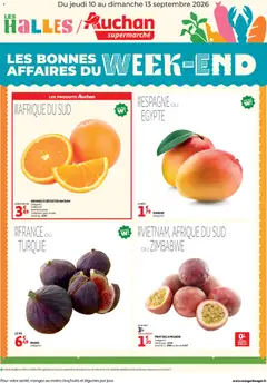 Auchan Les bons plan du week end dans votre super - Voorbeeld van een folder van Auchan, geldig van 10/09/2026