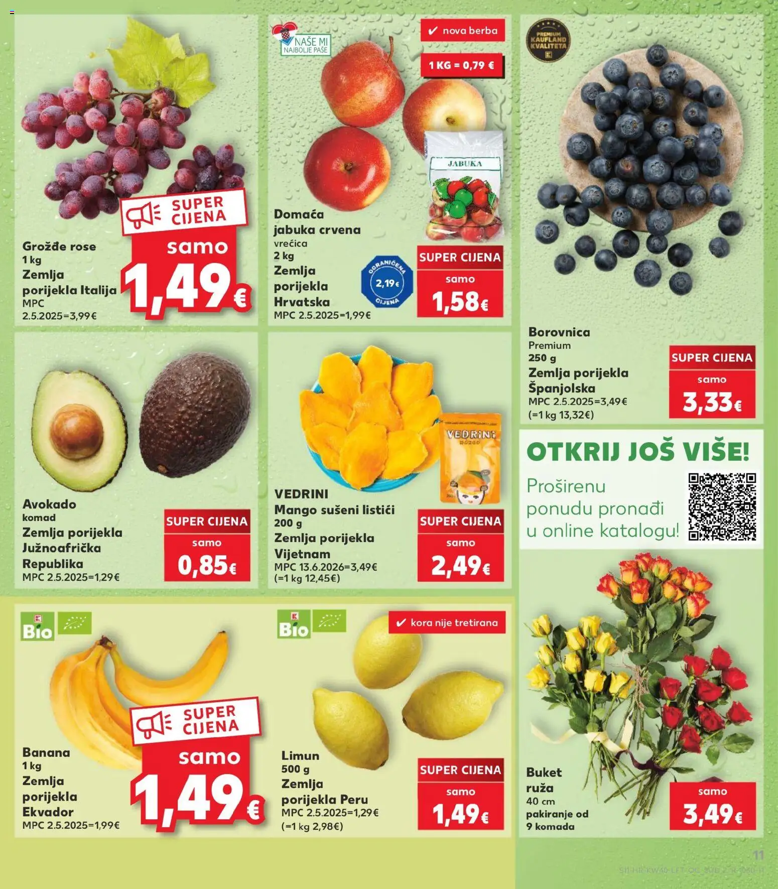 Kaufland HR akciós ujság - amely érvényes a következő dátumtól: 2026.09.30. | Oldal: 11