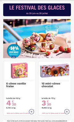 Picard - Prévisualisation de Picard catalogue valide à partir de 29/06/2026 | Page: 2 | Produits: Glaces, Fraise, Cônes, Chocolat
