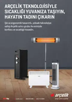 01 Eylül 2022 tarihinden itibaren geçerli olan Arçelik kataloğu önizlemesi