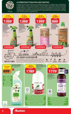 Auchan Green week ajánlataink - amely érvényes a következő dátumtól: 23.04.2026 | Oldal: 8