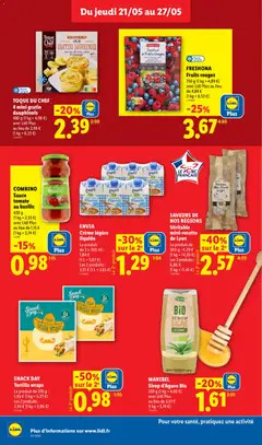 LIDL - Prévisualisation de TOQUE DU CHEF 4 mini gratin dauphinois, 480 g (1 kg = 4,98 €) avec Lidl Plus au lieu de 2,99 € (1 kg = 6,23 €) valide à partir de 21.05.2026 | Page: 12