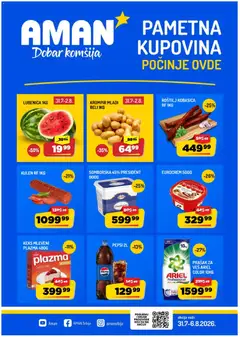 Aman katalog Dobar komšija - pregled Aman kataloga - važi od 31.07.2026