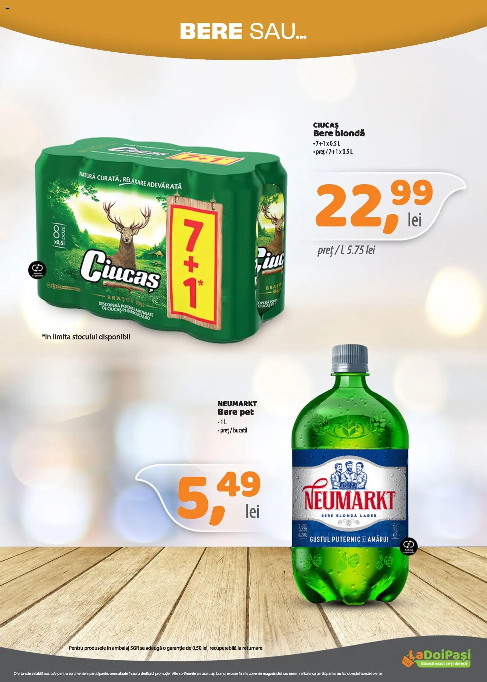Noul catalog LaDoiPași – valabil de la 16.09.2026 | Pagină: 9 | Produse: Bere