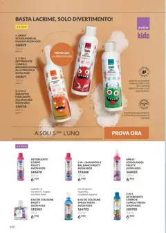 Anteprima del volantino Avon catalogo - campagna 10/2026 valido a partire dal 01/10/2026 | Pagina: 162 | Prodotti: Shampoo, Detergente, Sorbetto, Zucchero