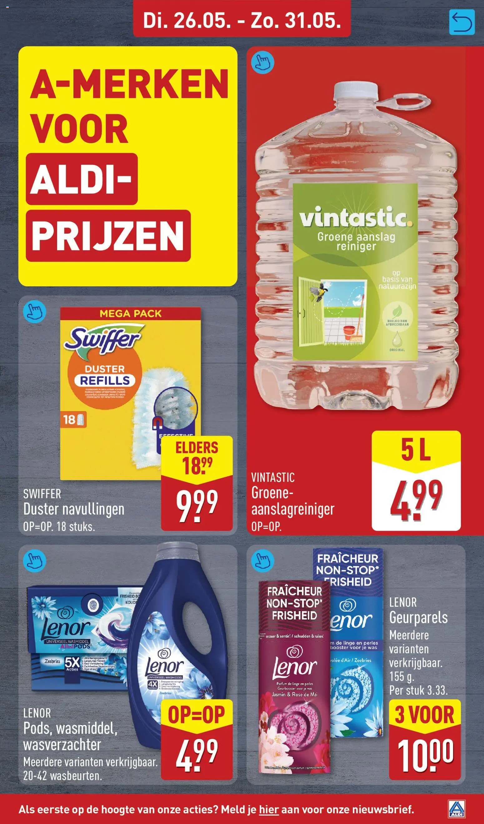 {H1} | Pagina: 23 | Producten: Wasmiddel, Wasverzachter, Geur, Was