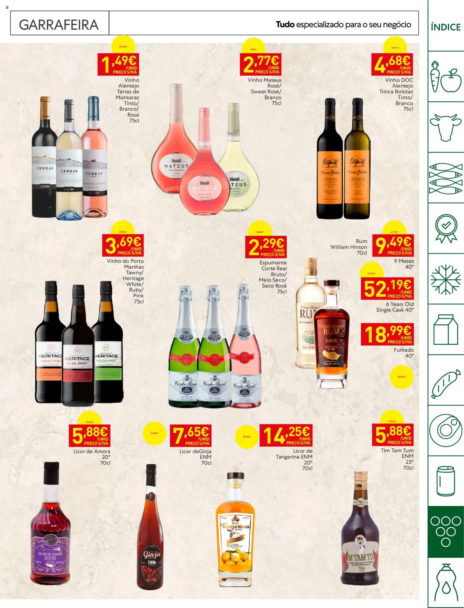 Recheio Horeca Madeira │ válido de 25/08/2026 | Página: 25 | Produtos: Cinto, Espumante, Vinho do Porto, Vinho